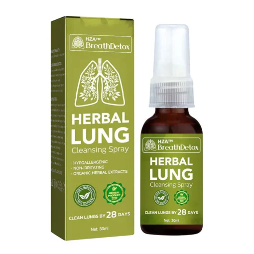 HZA™️ بخاخ تنظيف الرئة العشبي BreathDetox