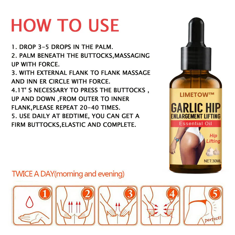 LIMETOW™ Garlic Hip Enlargement Lifting Oil