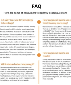 LOVILDS™ Bee Venom Lymphatic Drainage Slimming Patch