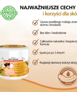 Lenaro™ Krem leczący znamiona i brodawki z jadem pszczelim