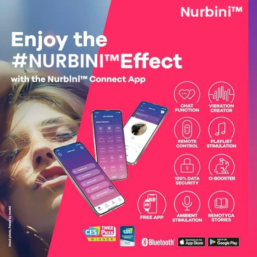 Nurbini™ Pro الجيل الثاني من هزاز تحفيز البظر بتقنية نبض الهواء مع تقنية الهواء السائل