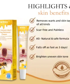 كريم إزالة الثآليل والعلامات من WREE™ Bee Venom