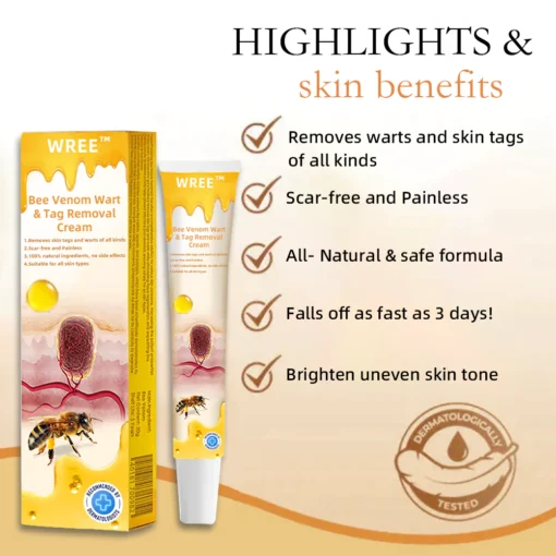 كريم إزالة الثآليل والعلامات من WREE™ Bee Venom