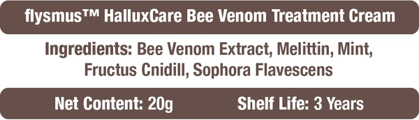 flysmus™ HalluxCare Bee Venom Treatment Cream