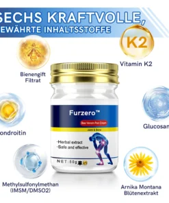 Furzero™ Neuseeland Bienengift Gelenk- und Knochentherapie Erweiterte Creme