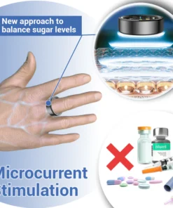 Oveallgo™ SugarWell Micro-Electrotherapy GlucoRing+
