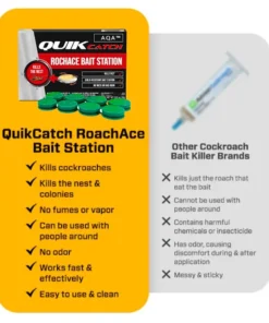 AQA™ QuikCatch RoachAce Bait Station