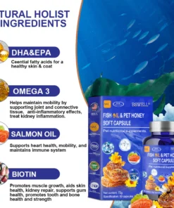 BSWELL® FISH OIL & PET HONEY SOFT CAPSULE