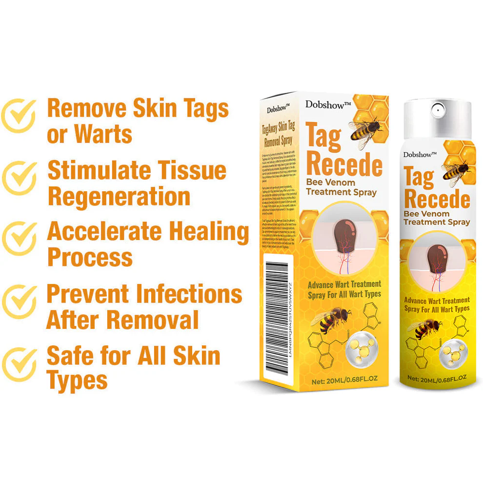 Dobshow™ Bee Venom Miracle Spray Naturally Remove Skin Tags & Warts1