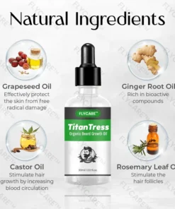 FLYCARE™ TitanTress Organic Beard Growth Oil