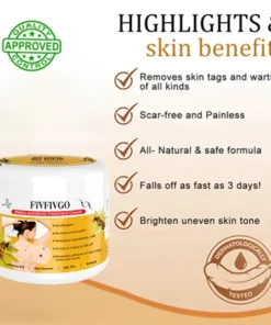 Fivfivgo™ Bee Venom Mole and Wart Treatment Cream