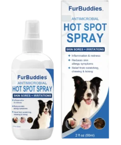 FurBuddies® Hot Spot Spray for Dogs Skin Sores and Irritations
