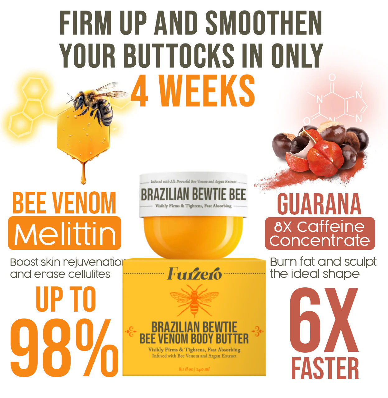 Furzero™ Brazilian Bewtie Bee Venom Body Butter