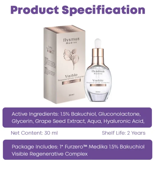 Furzero™ Medika 1.5% Bakuchiol Visible Regenerative Complex