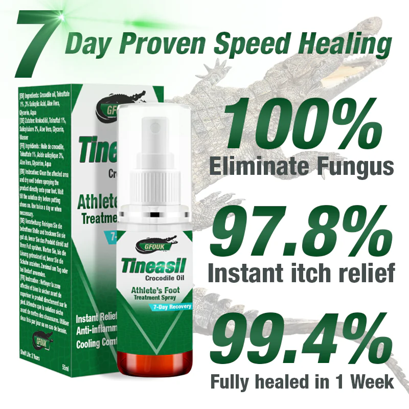 GFOUK™ Tineasil Athlete's Foot Crocodile Oil Treatment Spray