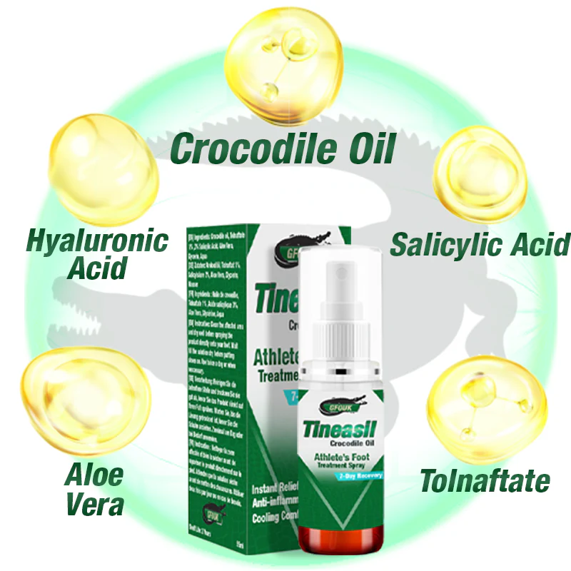 GFOUK™ Tineasil Athlete's Foot Crocodile Oil Treatment Spray 