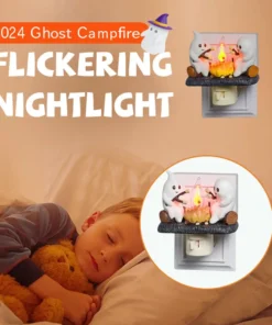 Ghost Campfire Flickering Nightlight