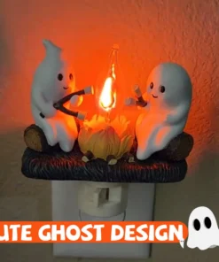 Ghost Campfire Flickering Nightlight