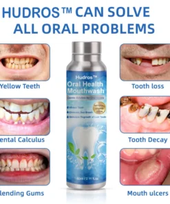 Hudros™ Oral Health Mouthwash - Gentle Solution for Oral Issues