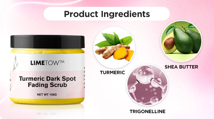 LIMETOW™ Turmeric Dark Spot Fading Scrub
