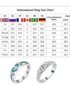 Miniyou Magnetology Moissanite Diamond Ring