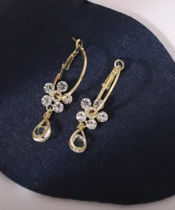 Oneswear™ Crystal Flower Germanium Earrings