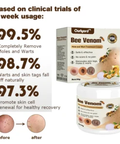 Ourlyard™ Bee Venom Mole and Wart Treatment Cream