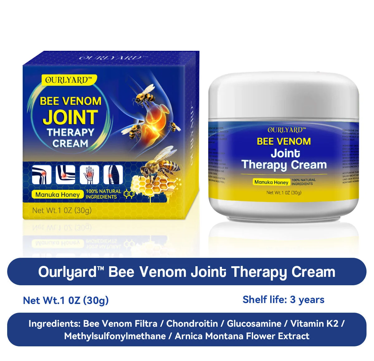 Ourlyard™ Bienengift-Gelenktherapie Creme