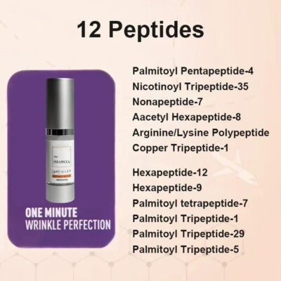 PEPTIDE Wrinkle Reducing Cream contains 12 different peptides