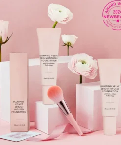 Plumping Serum-Infused Foundation + Brush Duo