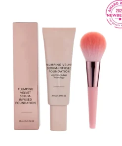 Plumping Serum-Infused Foundation + Brush Duo