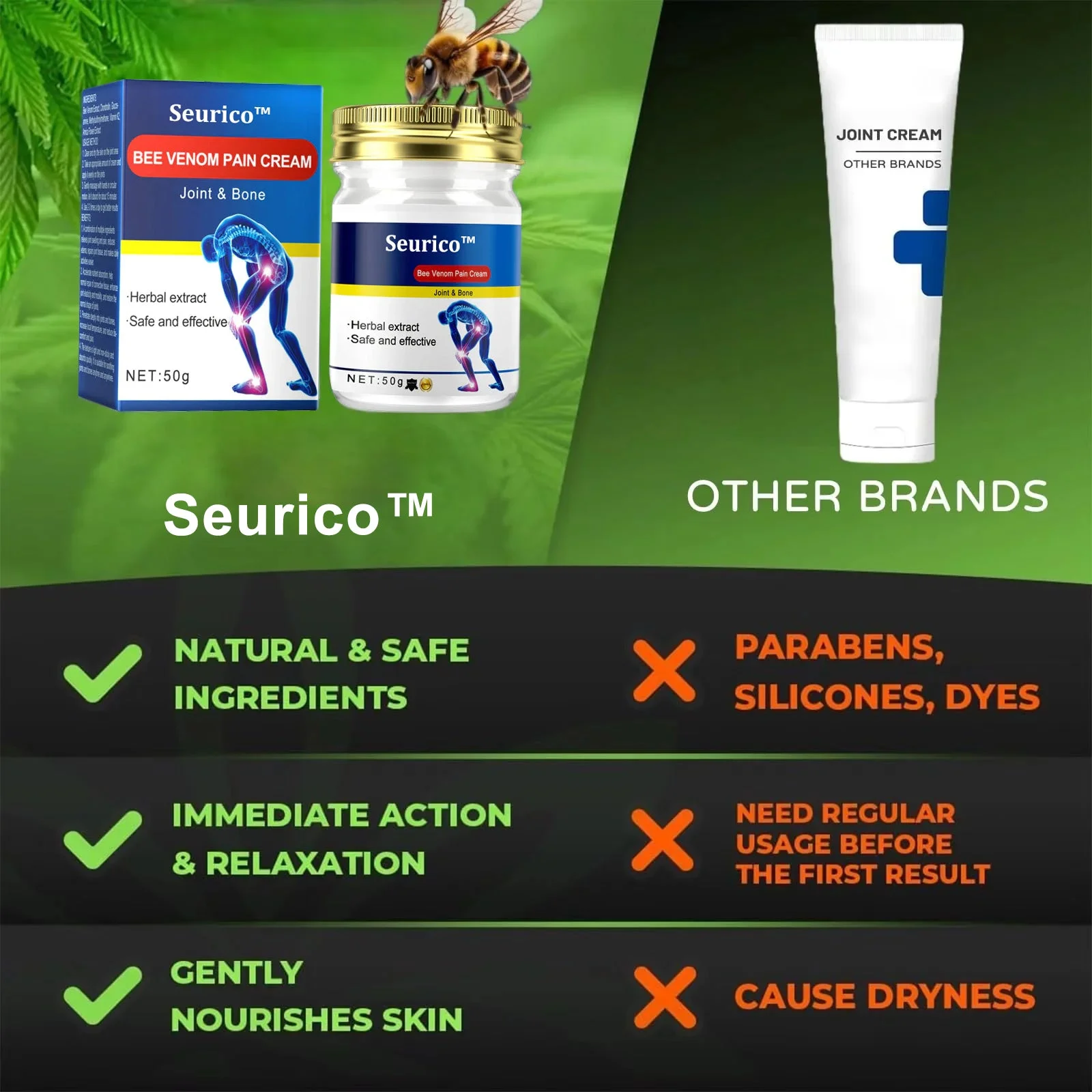 Seurico™ Bee Venom PainCream Joint & Bone
