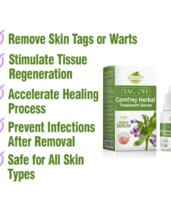 flysmus™ TagOff Comfrey Herbal Treatment Serum