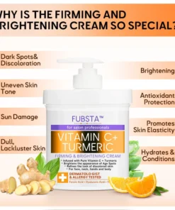 Fubsta™ Turmeric+Vitamin C Firming & Brightening Cream