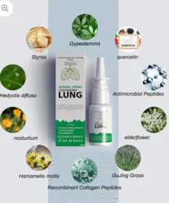 Spray nasal réparateur nettoyant pour poumons à base de plantes biologiques LOVILDS™