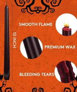 10 Inch Teardrop Taper Candles