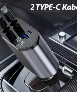 4-in-1 Schnelllade-Autoadapter