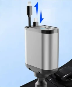 4-in-1 Schnelllade-Autoadapter