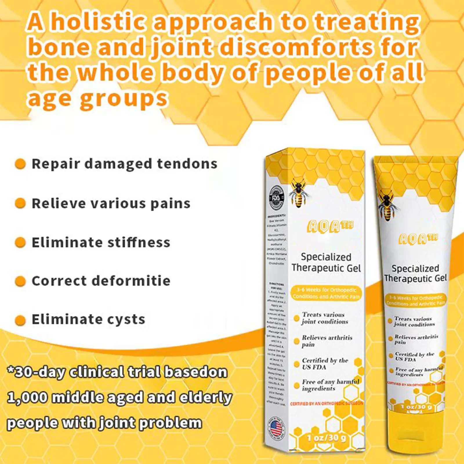 AQA™ Joint Therapy Pain Relief Gel