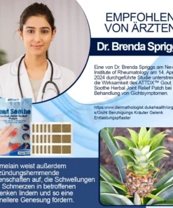 ATTDX™ Gicht Beruhigungs Kräuter Gelenk Entlastungspflaster