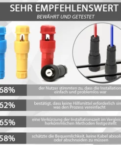 ATTDX™ SchnellLite T-förmiger Piercing Drahtverbinder