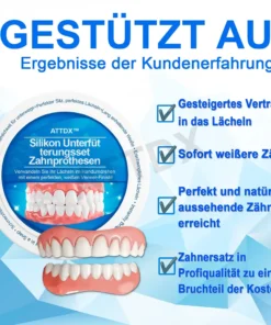 ATTDX™ Silikon Unterfütterungsset Zahnprothesen