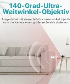 Biancat™ ProPeek HD 1080P Kompakte Wi-Fi Kamera