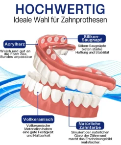 Bikenda™ Silikon-Zahnprothesen-Reline-Set