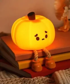 Cute Silicone Pumpkin Night Light
