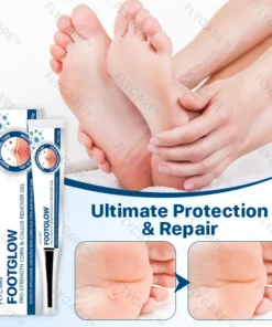 FLYCARE™ FootGlow Pro-Strength Corn & Callus Remover Gel