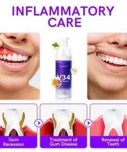 Furzero™ V34 Purple Teeth Whitening Toothpaste