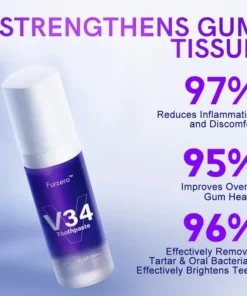 Furzero™ V34 Purple Teeth Whitening Toothpaste