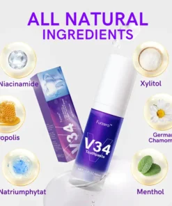Furzero™ V34 Purple Teeth Whitening Toothpaste