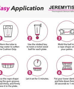 JEREMYTIS™Thermoplastic Denture Adhesive